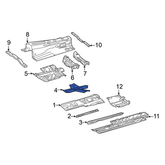 Mercedes-Benz OE - Left Floor Pan Reinforcement
