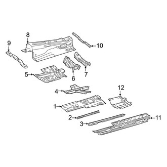 Mercedes-Benz OE - Pillars, Rocker & Floor - Floor