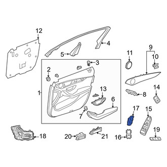 Mercedes-Benz OE - Door Lock Switch
