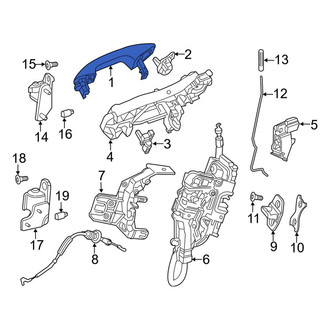 Mercedes-Benz OE - Rear Left Outer Exterior Door Handle