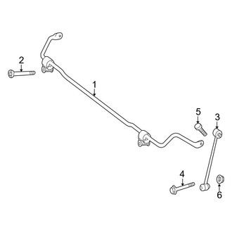 Mercedes-Benz OE - Rear Suspension - Stabilizer Bar & Components