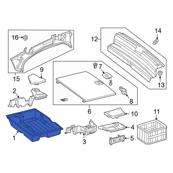 Spare Tire Compartment