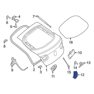 Mercedes-Benz OE - Rear Liftgate Latch Handle