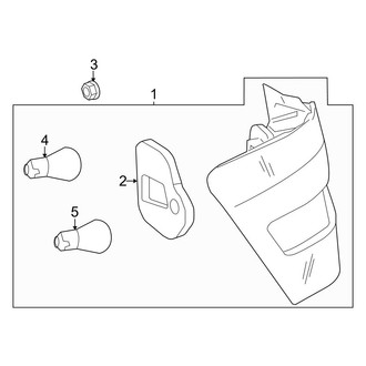 Mercedes-Benz OE - Rear Lamps - Tail Lamps (Quarter Panel Mounted)