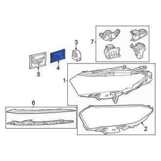 Mercedes-Benz OE - Front Left Headlight Control Module