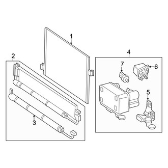 Mercedes-Benz OE - Air Conditioner & Heater - Condenser, Compressor & Lines (Condenser & Evaporator)