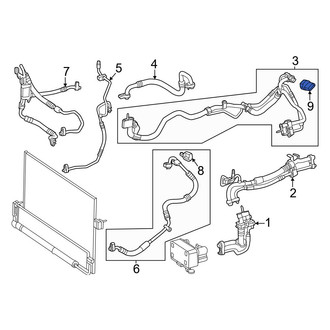 Mercedes-Benz OE - A/C Refrigerant Pressure Sensor