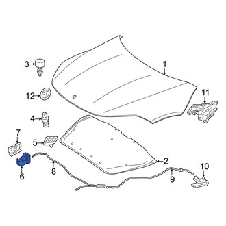 Mercedes-Benz OE - Front Hood Latch