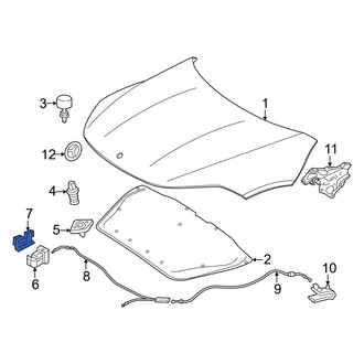 Mercedes-Benz OE - Front Hood Contact Switch