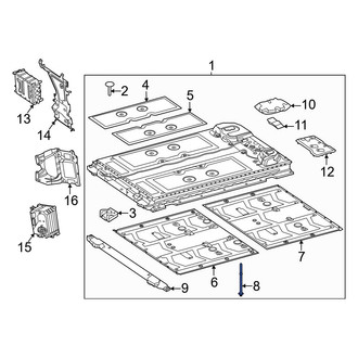 Mercedes-Benz OE - Drive Motor Battery Pack Cover Screw