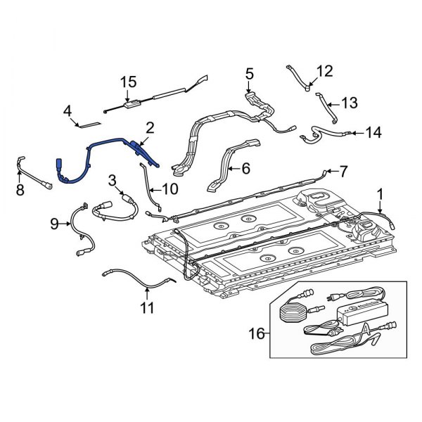 Drive Motor Battery Pack Control Module Wiring Harness