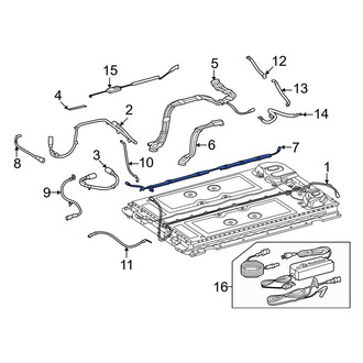 Mercedes-Benz OE - Drive Motor Battery Pack Control Module Wiring Harness