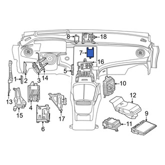 Mercedes-Benz OE - Front Infotainment Display Control Module