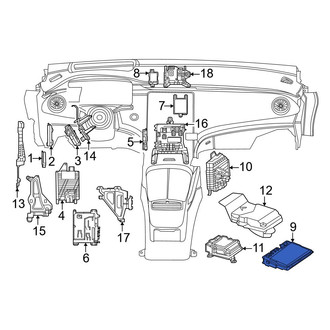 Mercedes-Benz OE - Front Right Power Seat Control Module