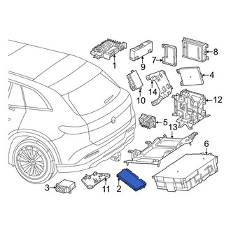 Mercedes-Benz OE - Rear Left Power Seat Control Module