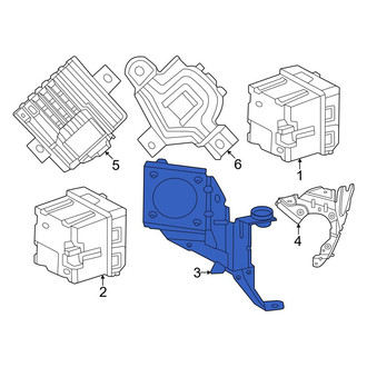 Mercedes-Benz OE - Front Hybrid & Electric Vehicle Sound Alert Speaker Bracket