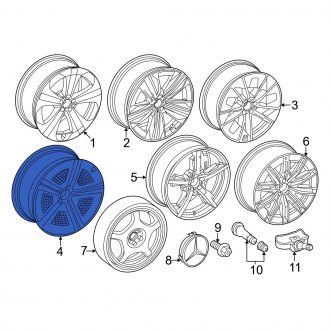 Mercedes EQS SUV Replacement Factory Wheels & Rims - CARiD.com