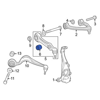 Mercedes-Benz OE - Rear Upper Center Outer Suspension Control Arm Bushing