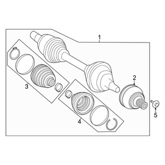 Mercedes-Benz OE - Front Suspension - Drive Axles