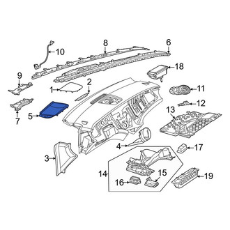 Mercedes-Benz OE - Instrument Panel Bezel