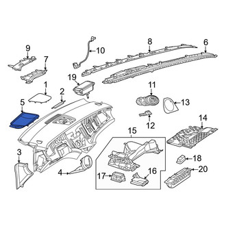 Mercedes-Benz OE - Upper Instrument Panel Bezel