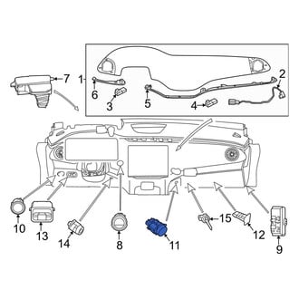 Mercedes-Benz OE - Front Glove Box Lock Kit