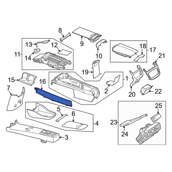 Console Trim Panel