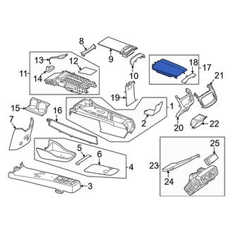 Mercedes-Benz OE - Console Armrest