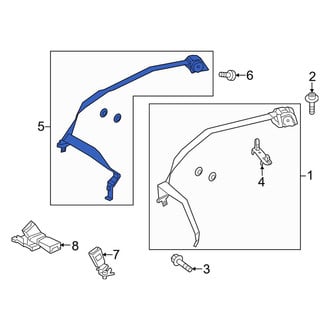 Mercedes-Benz OE - Center Left Seat Belt Lap and Shoulder Belt
