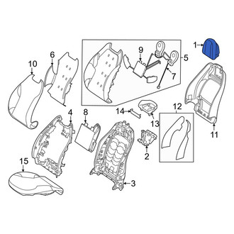 Mercedes-Benz OE - Front Right Headrest