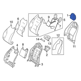Mercedes-Benz OE - Front Left Headrest