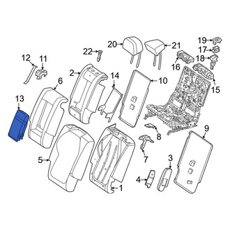 Mercedes-Benz OE - Center Seat Armrest