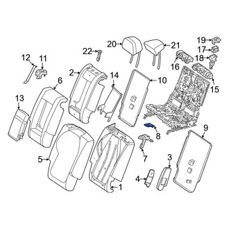 Mercedes-Benz OE - Center Seat Belt Trim Bezel