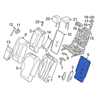 Mercedes-Benz OE - Center Left Seat Back Panel