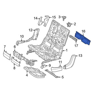 Mercedes-Benz OE - Seat Frame Trim Panel