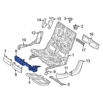 Mercedes-Benz OE - Seat Frame Trim Panel