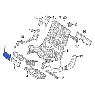 Mercedes-Benz OE - Seat Frame Trim Panel