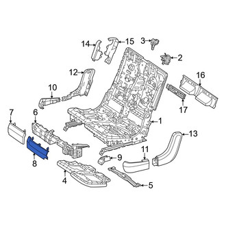Mercedes-Benz OE - Seat Frame Trim Panel