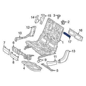 Mercedes-Benz OE - Seat Frame Trim Panel Bracket