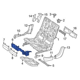 Mercedes-Benz OE - Seat Frame Trim Panel