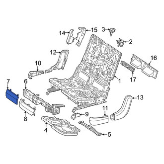 Mercedes-Benz OE - Seat Frame Trim Panel