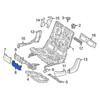 Mercedes-Benz OE - Seat Frame Trim Panel