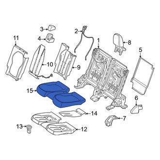 Mercedes-Benz OE - Rear Seat Cover