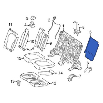 Mercedes-Benz OE - Front Left Seat Back Panel