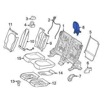 Mercedes-Benz OE - Front Left Headrest
