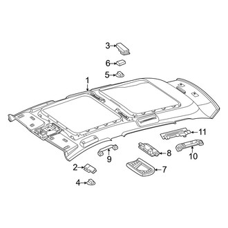 Mercedes-Benz OE - Roof - Interior Trim (Headliner & Components)