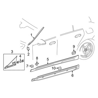 Mercedes-Benz OE - Pillars, Rocker & Floor - Exterior Trim