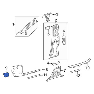 Mercedes-Benz OE - Door Sill Plate Cap