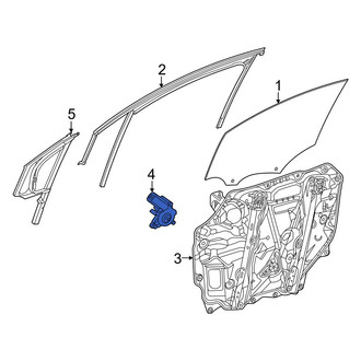 Mercedes-Benz OE - Front Left Window Motor