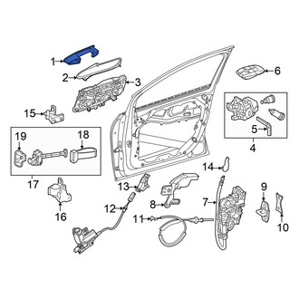 Mercedes-Benz OE - Rear Left Outer Exterior Door Handle